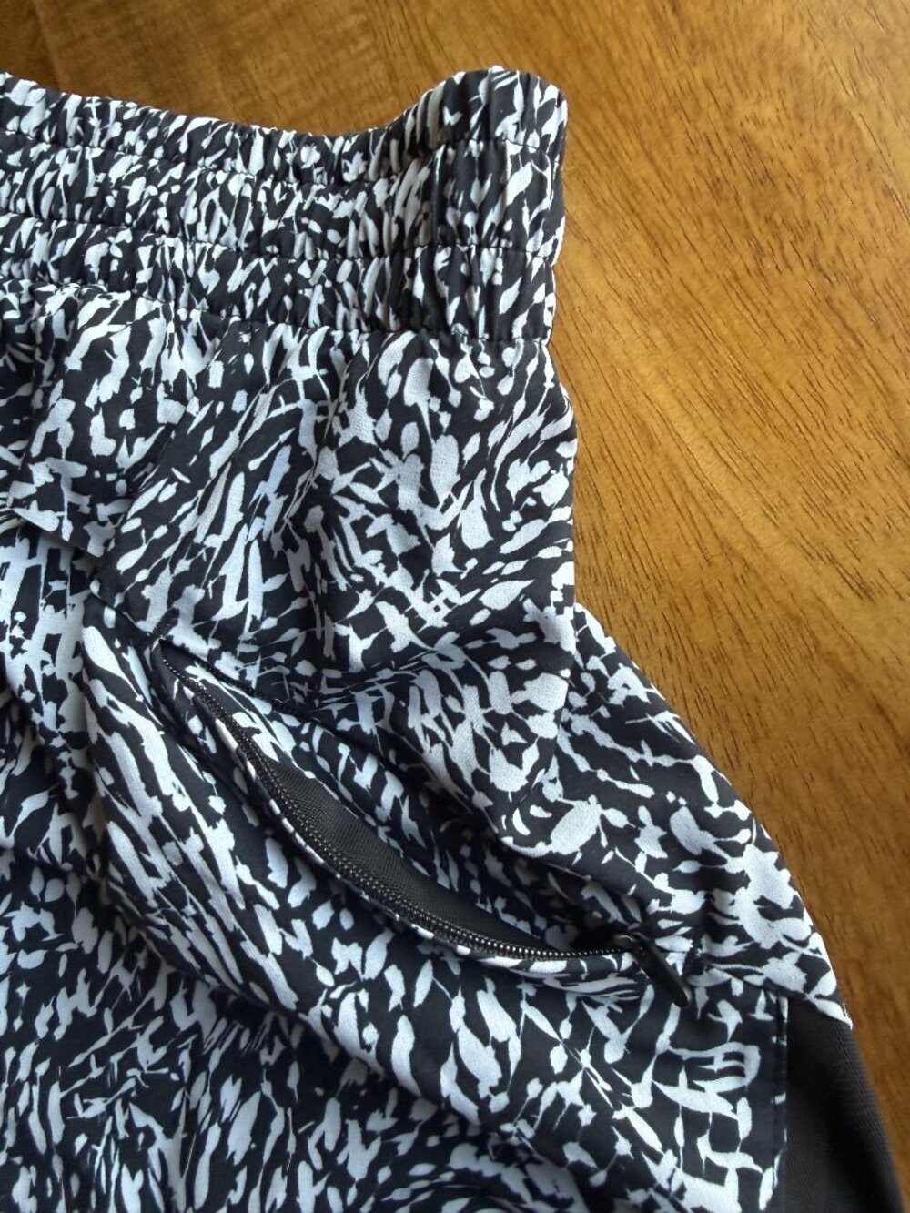 Athleta Printed Mesh Racer Run Shorts - Picture 8 of 12